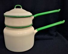 Vintage enamelware double for sale  Tampa