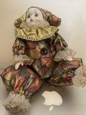 Vintage porcelain jester for sale  Lemoore