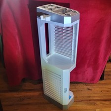 Suporte para rack para jogos Nintendo Wii torre de armazenamento zig zag branco comporta 26 jogos, usado comprar usado Suporte para rack para jogos Nintendo Wii torre de armazenamento zig zag branco comporta 26 jogos, usado comprar usado  Enviando para Brazil