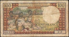 Madagascar billet 100 d'occasion  Gallardon
