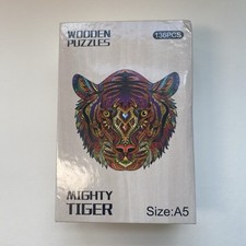 Tiger wooden jigsaw for sale  Birmingham