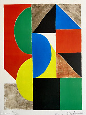 Lápis de cera Sonia Delaunay litografia certificado original assinado op numerado (Paul Klee) comprar usado  Enviando para Brazil