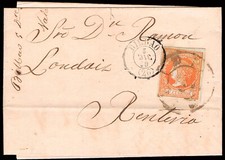 Vizcaya - Edi o 52 - Carta Mat Fech Tp.II "Bilbao" + Rueda Carreta "20" comprar usado  Enviando para Brazil