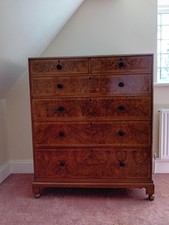 Walnut chest drawers for sale  NORTHAMPTON