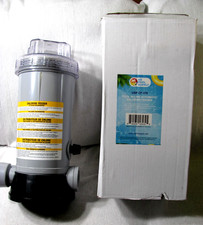 Alimentador automático de cloro para piscina USP 378 USP 378 em linha - capacidade de 9 lb novo, usado comprar usado  Enviando para Brazil