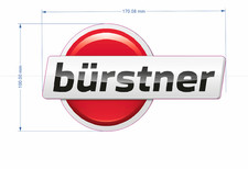 Adesivi burstner per usato  Spedire a Italy