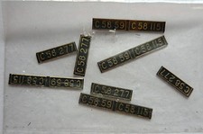 Lot plaque immatriculation d'occasion  Champagnole