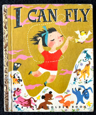 I CAN FLY ~ vintage 1st "A" ed. Little Golden Book #92 Mary Blair (Disney) 42-pg comprar usado  Enviando para Brazil