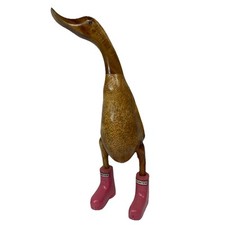 Wooden duck pink for sale  PAISLEY