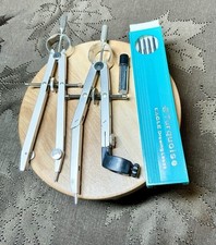 Conjunto de 2 ferramentas de bússola para desenho de metal e cabos de desenho longos comprar usado  Enviando para Brazil