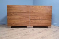Walnut style credenza for sale  KING'S LYNN