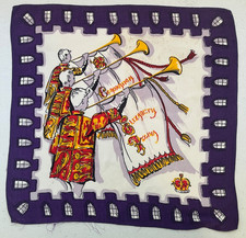 Commemorative silk handkerchie for sale  Lyons