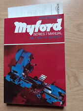 Myford ml7 lathe for sale  THETFORD