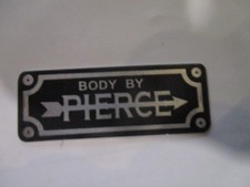 Typenschild body pierce gebraucht kaufen  Deutschland