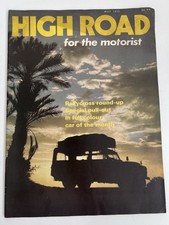 High road magazine for sale  BURRY PORT
