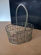 Cestino decorativo metallo usato  Racale