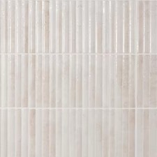 IVY HILL TILE Mawr White 5,9 pol. x 11,81 pol. Telha de parede cerâmica canelada polida  comprar usado  Enviando para Brazil