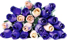 Realistic wooden roses for sale  Monsey
