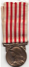 Médaille décoration bronze d'occasion  Amiens-