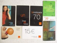 Lot mobicartes recharges d'occasion  France
