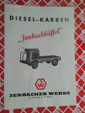Prospekt jenbacher diesel gebraucht kaufen  Goch