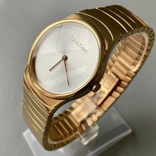 Relógio feminino genuíno CK Calvin Klein designer suíço ouro rosa K8A236646 comprar usado  Enviando para Brazil