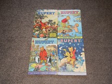 Four rupert bear for sale  KIRKWALL