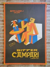 Manifesto decorativo pubblicit usato  Milano