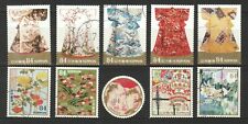 JAPÃO 2021 CULTURA TRADICIONAL PARTE 4 QUIMONO 84 IENES COMP. CONJUNTO DE 10 SELOS USADOS, usado comprar usado  Enviando para Brazil