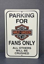 Usado, Placa de plástico branca somente para fãs da Harley Davidson 8,5 x 12" comprar usado  Enviando para Brazil