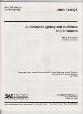 SAE Technical Paper Automotive Lighting and Ist Effects on Consumers segunda mano  Embacar hacia Mexico