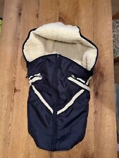 Fußsack kinderwagen lammfell gebraucht kaufen  Radeberg, Wachau