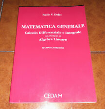 Dolci matematica generale usato  Italia