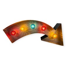 Retro curved arrow for sale  NEWARK