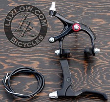 Pinça de cabo preta 700c Fixie Frt alavanca de freio engrenagem fixa bicicleta pista bicicleta de estrada comprar usado  Enviando para Brazil
