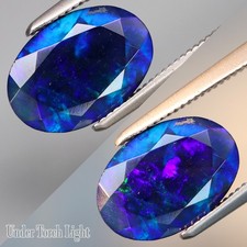 1,79 ct. durável FORTE! Opala cintilante cor azul e arco-íris natural Etiópia comprar usado  Enviando para Brazil