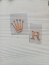 GENUINE ROLEX WATCH DISPLAY STAND LOGO CROWN VINTAGE GOLD/EACH usato  Siracusa