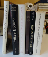 Lot livres gastronomie d'occasion  Douarnenez
