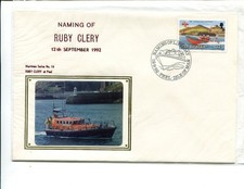 Capa Isle of Man 1992 RNLI Naming of Lifeboat 'Ruby Clery' comprar usado  Enviando para Brazil
