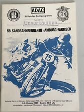 Programmheft sandbahnrennen ha gebraucht kaufen  Hückeswagen