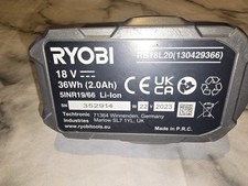 Ryobi 18v 2.0ah for sale  EDINBURGH