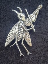 Vintage silver grasshopper for sale  BOGNOR REGIS