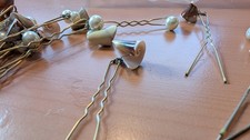 Haarnadeln muscheln perlen gebraucht kaufen  Velten