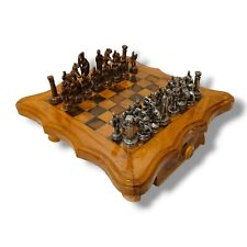 Scacchiera artigianale legno usato  Palermo