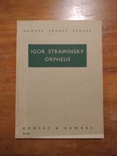 Igor stravinsky orpheus usato  Firenze
