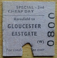 Btc railway ticket for sale  MARKET DRAYTON