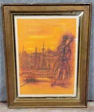 Carzou tableau lithographie d'occasion  Étang-sur-Arroux