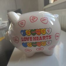 Love hearts piggy for sale  DONCASTER