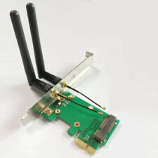  Mini placa PCI-E Express para PC desktop adaptador Wi-Fi sem fio PCIE + 2 antenas  comprar usado  Enviando para Brazil