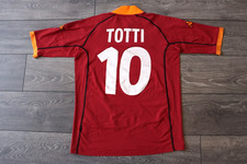 Camisa de futebol AS ROMA ITÁLIA 2001 2002 CASA KAPPA VINTAGE TOTTI, usado comprar usado  Enviando para Brazil